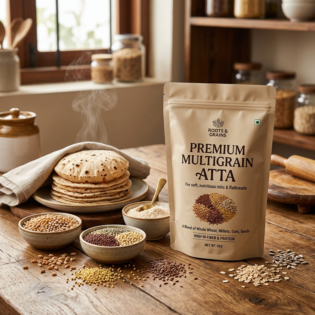 Premium Multigrain Atta - Natural Wholesomeness